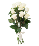 Фото товара «9 белых роз» №1