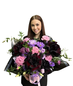 Композиция "Черный бархат".