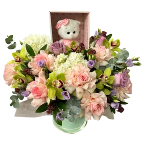 Композиция "Облако сахарной ваты"