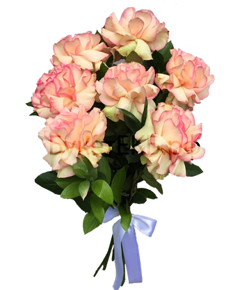 Букет из розовой японской розы