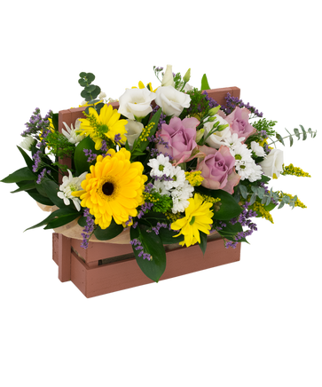 Фото товара «Ящик с цветами Габриэль»