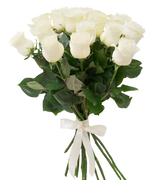 Фото товара «25 белых роз» №1