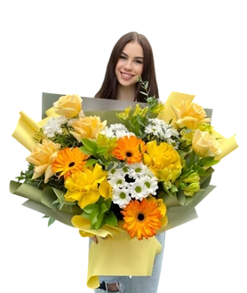 Букет "Золотая нежность".