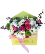 Фото товара «Букет цветов Письмо» №1
