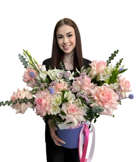 Композиция из цветов "Мармелад"