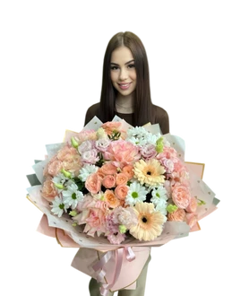 Букет из цветов "Утренний сад"
