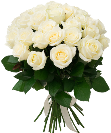 Фото товара «35 белых роз»