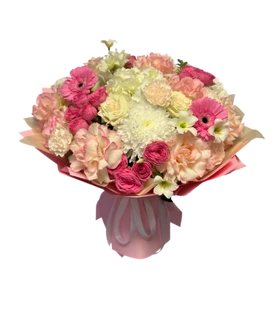 Букет  из цветов "Дофаминовый"